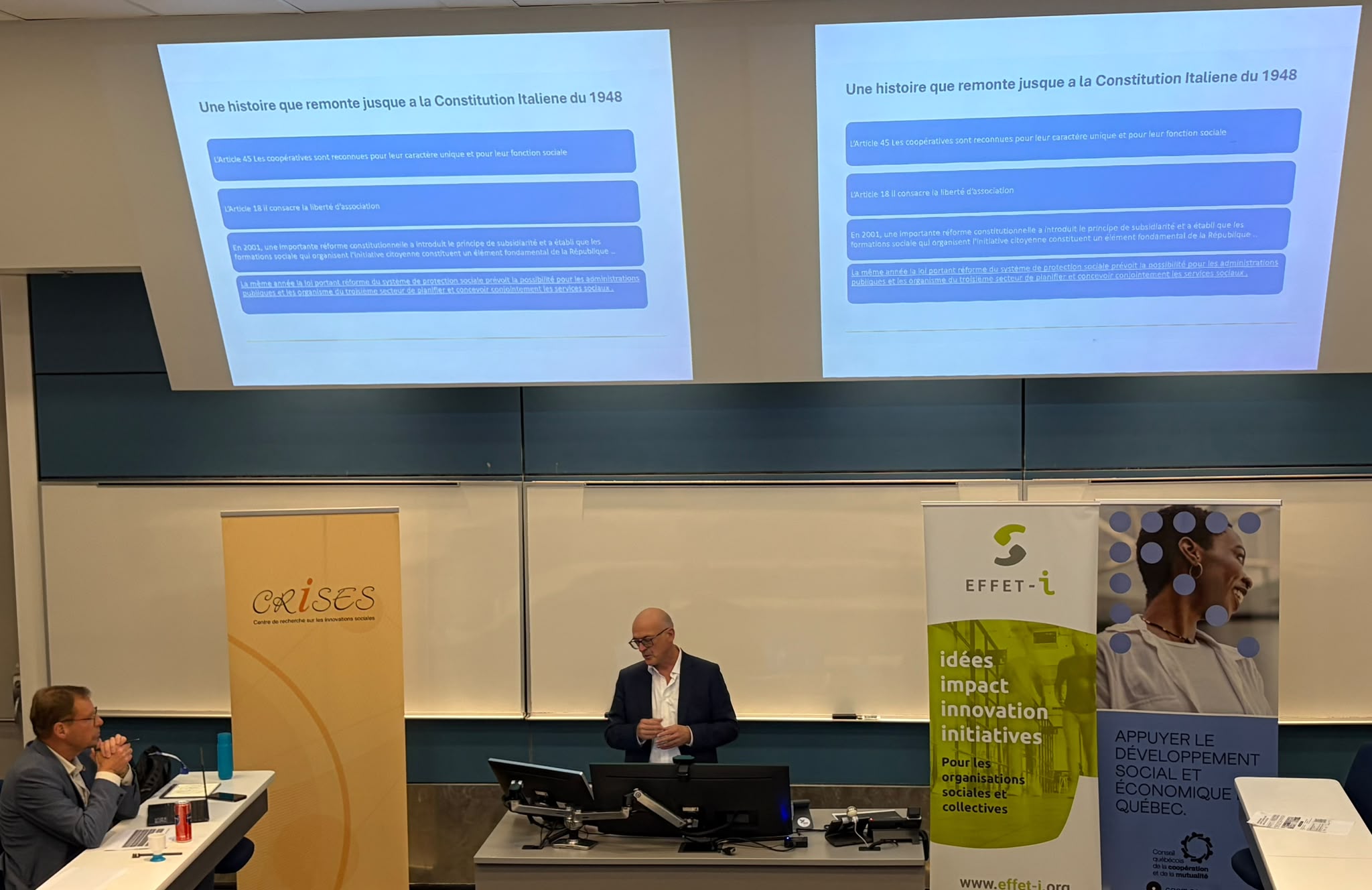 Conférence de Giuseppe Guerini – L&rsquo;exemple du modèle italien de développement coopératif